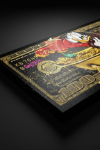Close-up frameless canvas