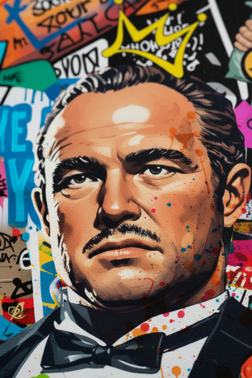 Close-up Godfather canvas