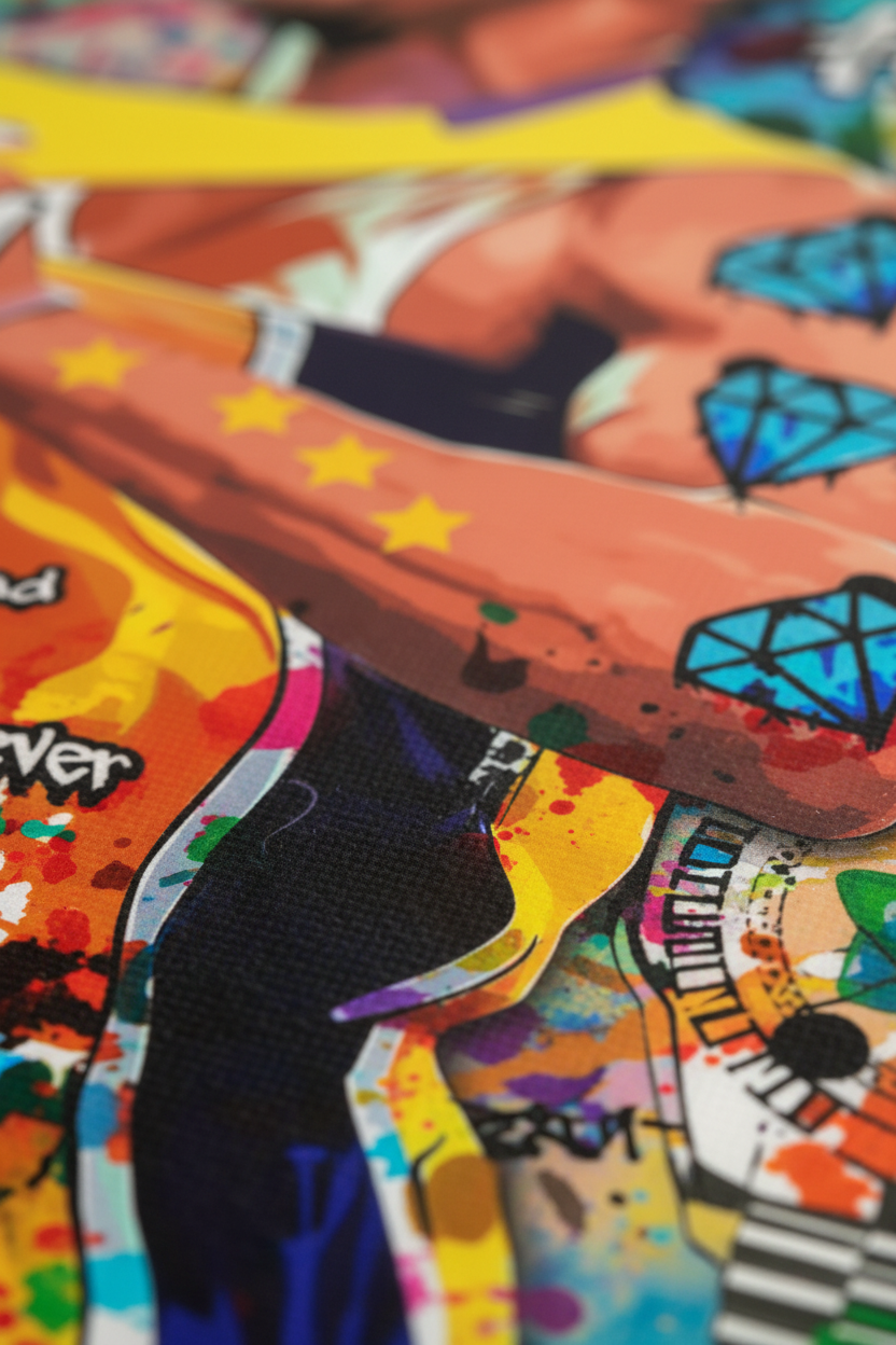 Close-up Kobe canvas