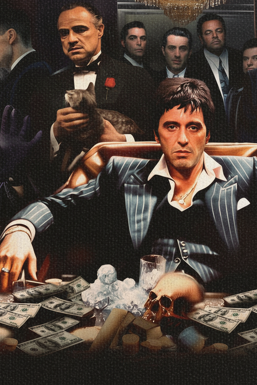 Close-up Legends of Cinema canvas