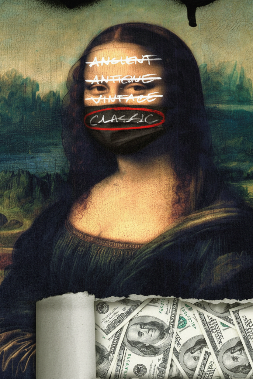 Close-up Mona Lisa Classic canvas