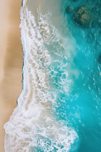Close-up Ocean Shore canvas
