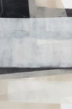 Close-up Quiet Layers canvas