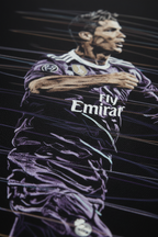 Close-up Ronaldo canvas quality
