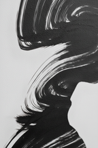 Close-up silhouette canvas
