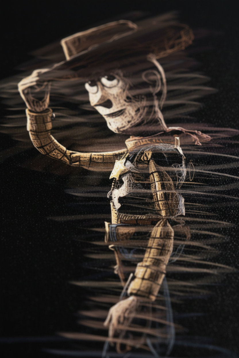 Close-up Woody canvas