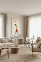 Cocktail Heels canvas in elegant room