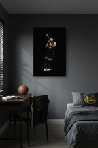 Curry canvas in sports room