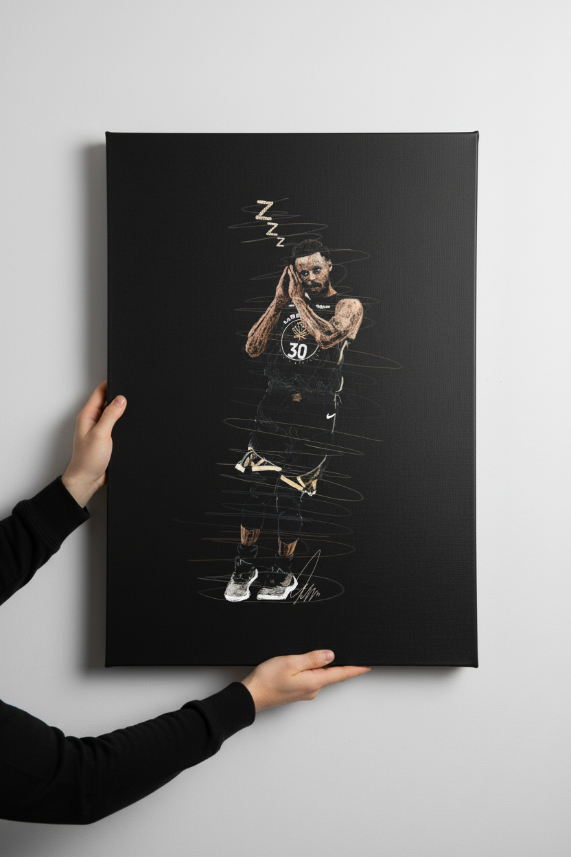 Curry very large canvas hands
