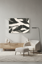 Dark Currents canvas in room