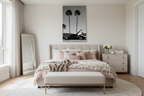 Feminine bedroom - frameless canvas