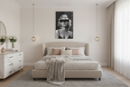 Feminine bedroom setting