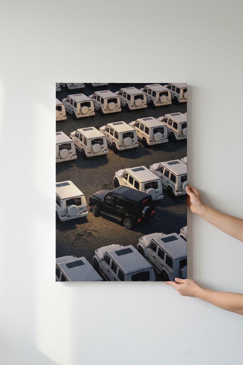Frameless Canvas Correct Proportions