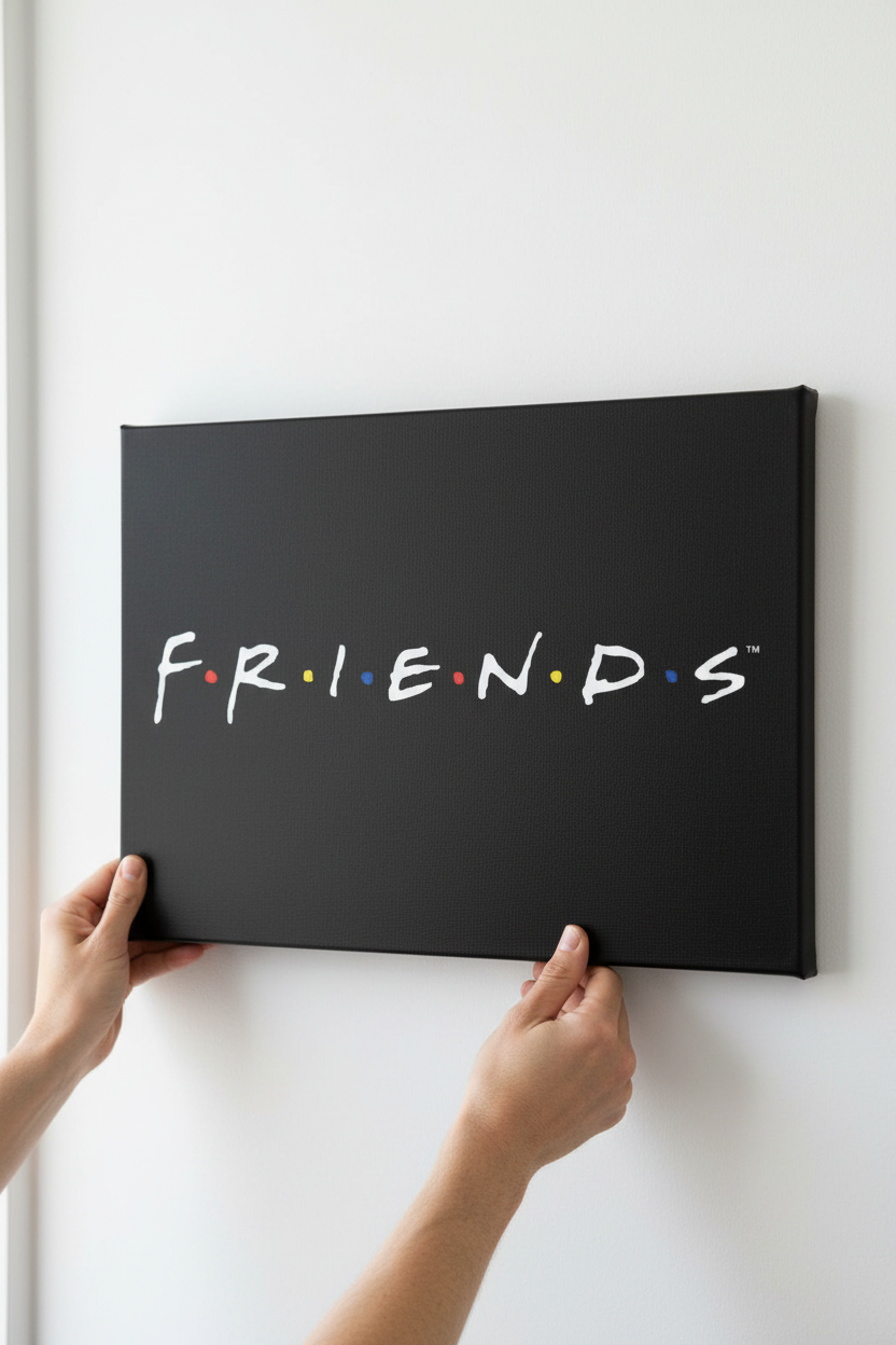 Friends Canvas Installation