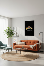 Friends Canvas σε Δωμάτιο