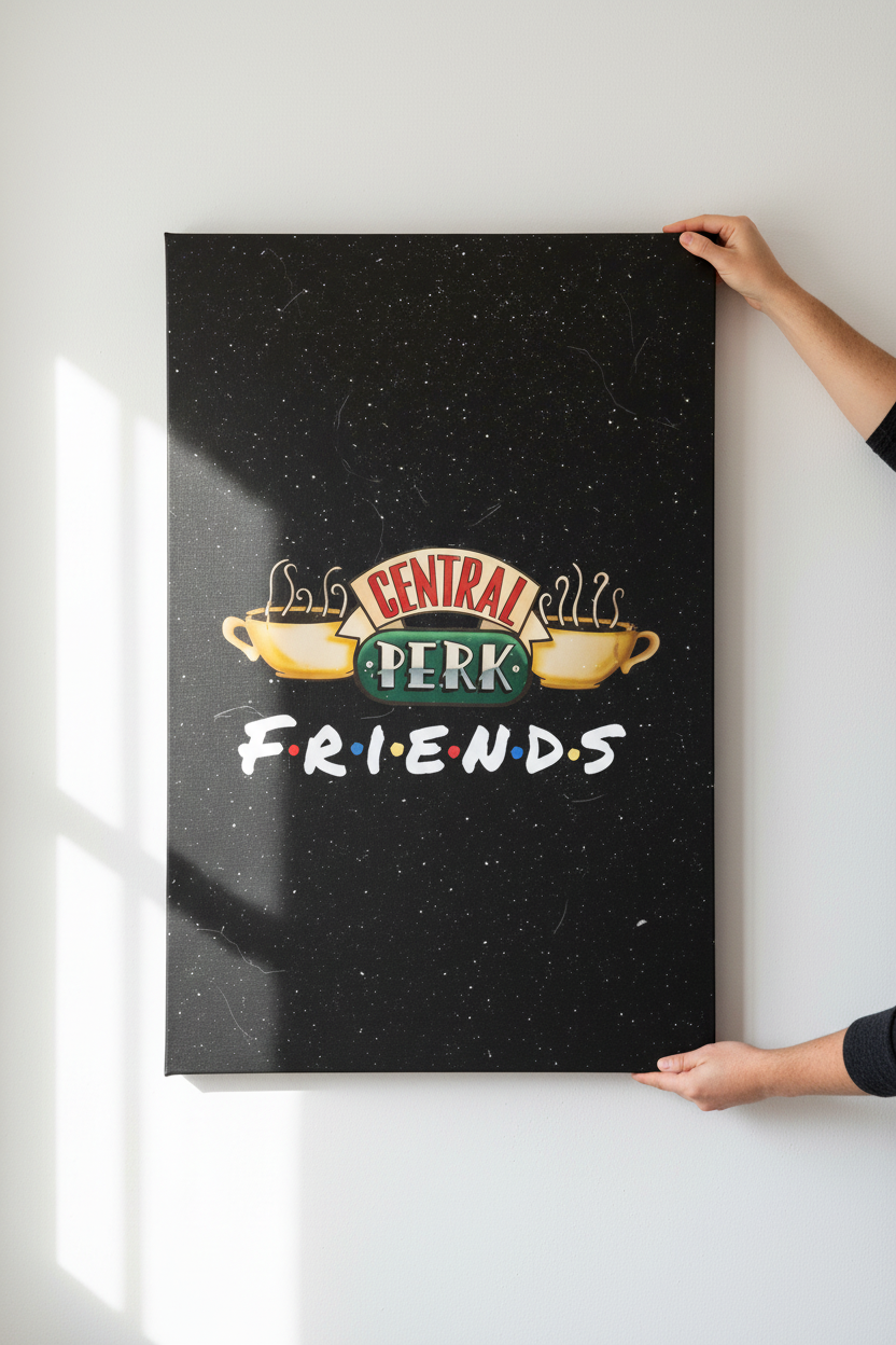 Χέρια που κρεμάνε τον Friends Canvas