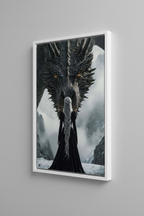 Game of Thrones Canvas με Λευκή Κορνίζα