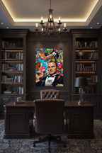 Godfather canvas in office