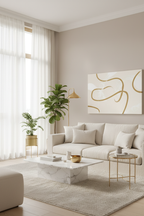 Gold Lines Room