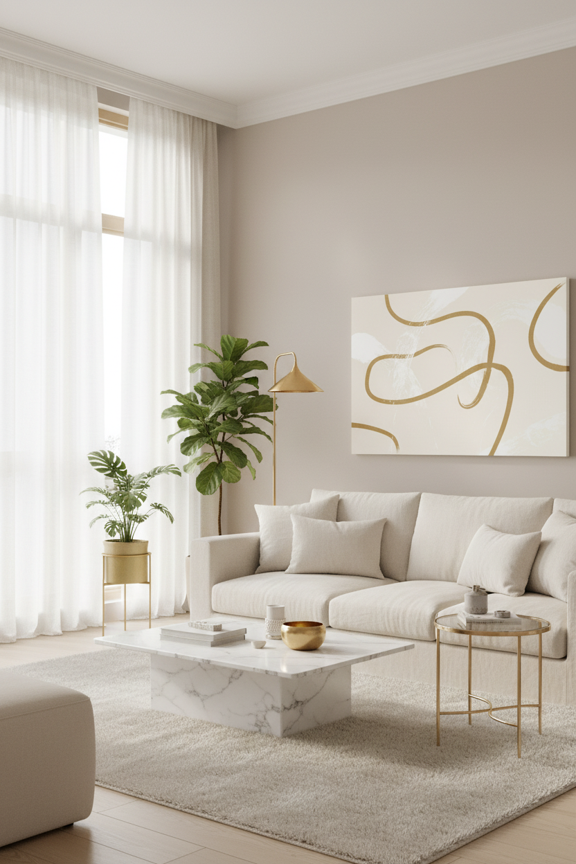 Gold Lines Room