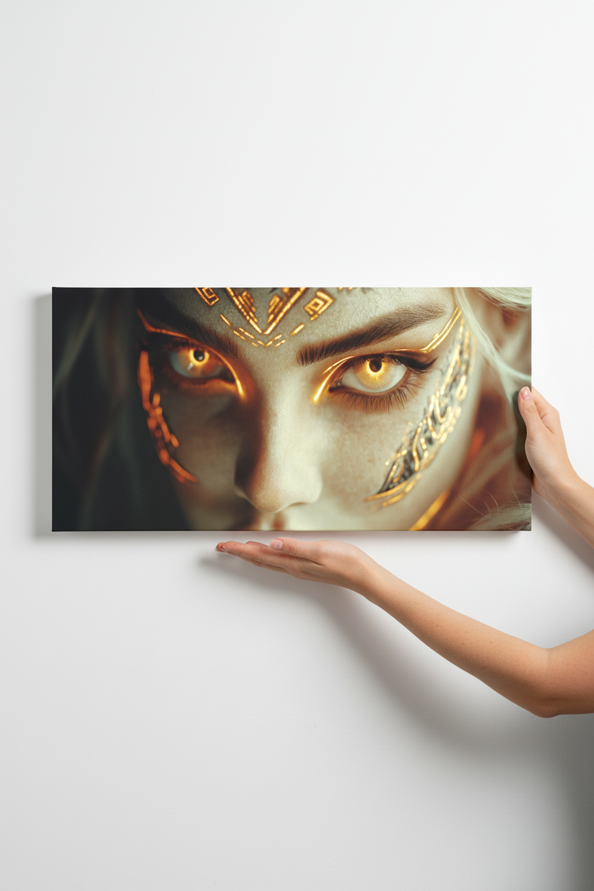 Golden Eyes Hands
