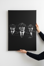Hands hanging Peaky Blinders canvas