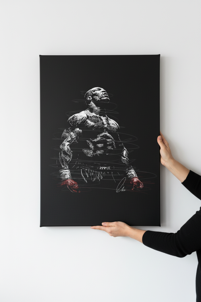 Hands hanging Tyson canvas