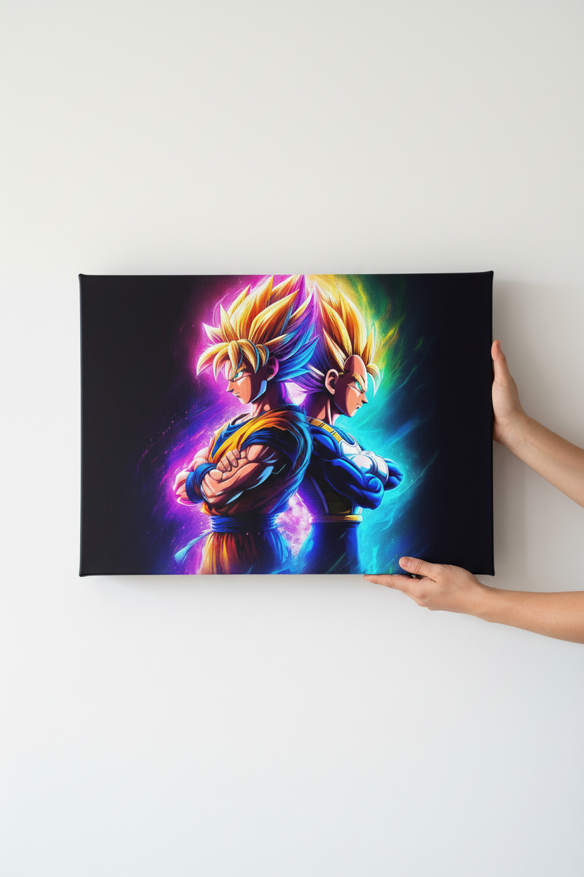 Hands holding Rivals Forever canvas 2:3