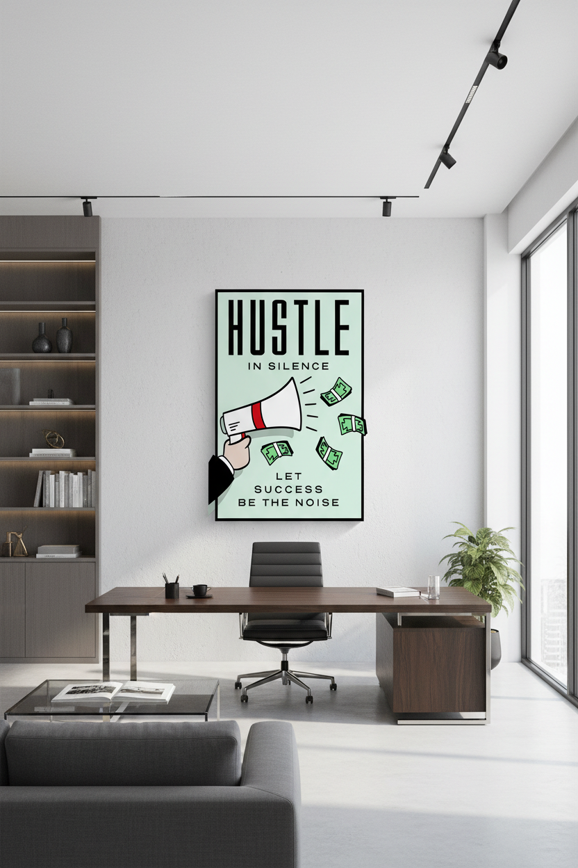 Hustle Office Setting