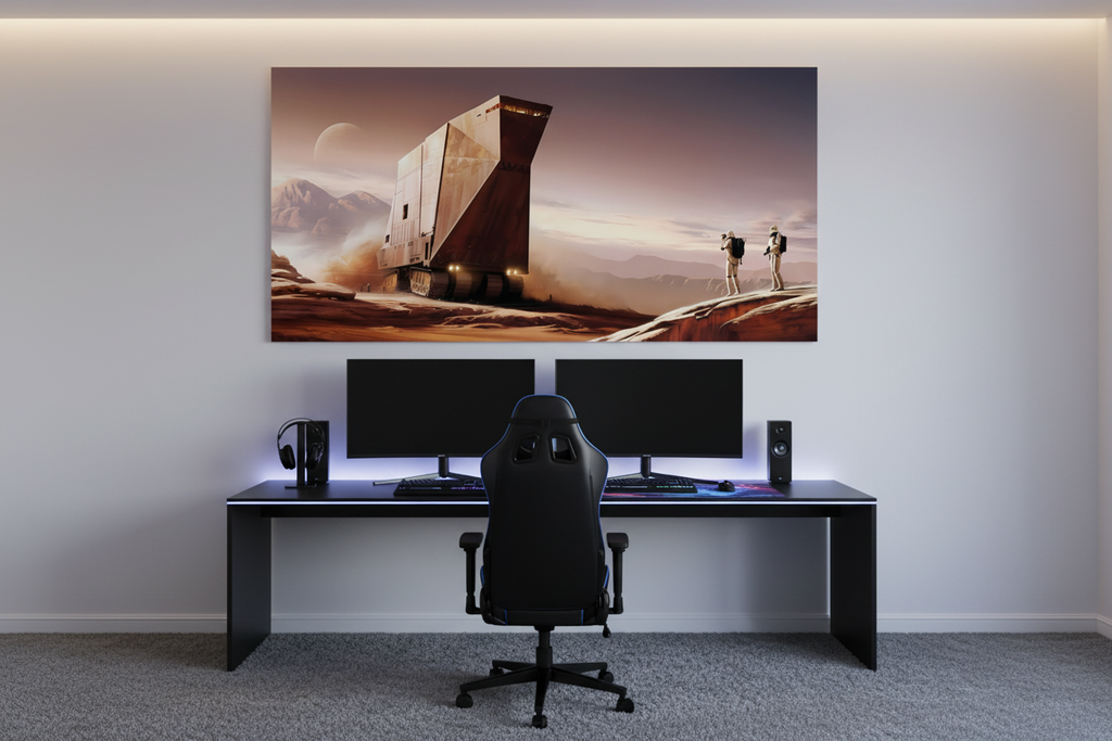 Star Wars Desert Empire καμβάς σε gaming room