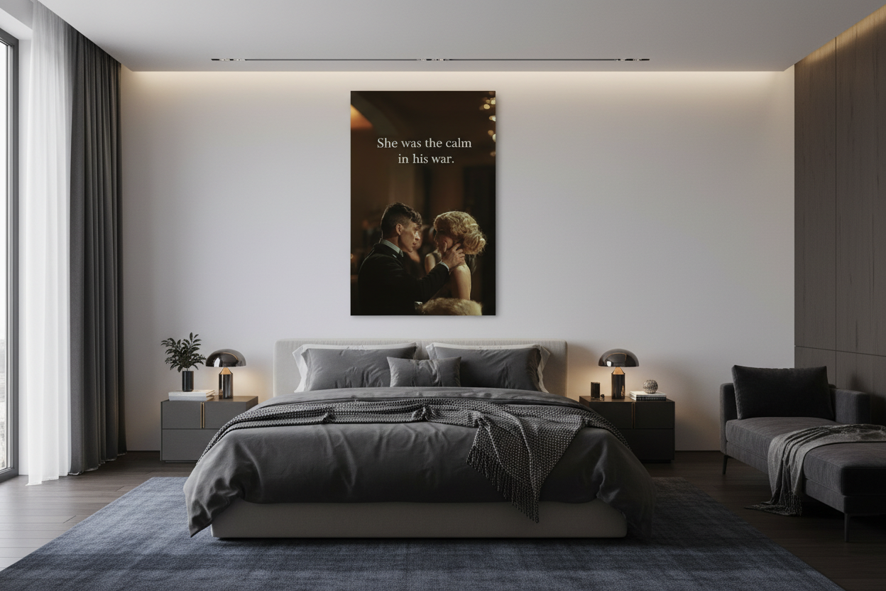 Peaky Blinders σε elegant bedroom