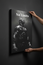 Realistic hands hanging Iron Legacy No Limits frameless canvas