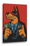 Doberman Hustler full canvas view