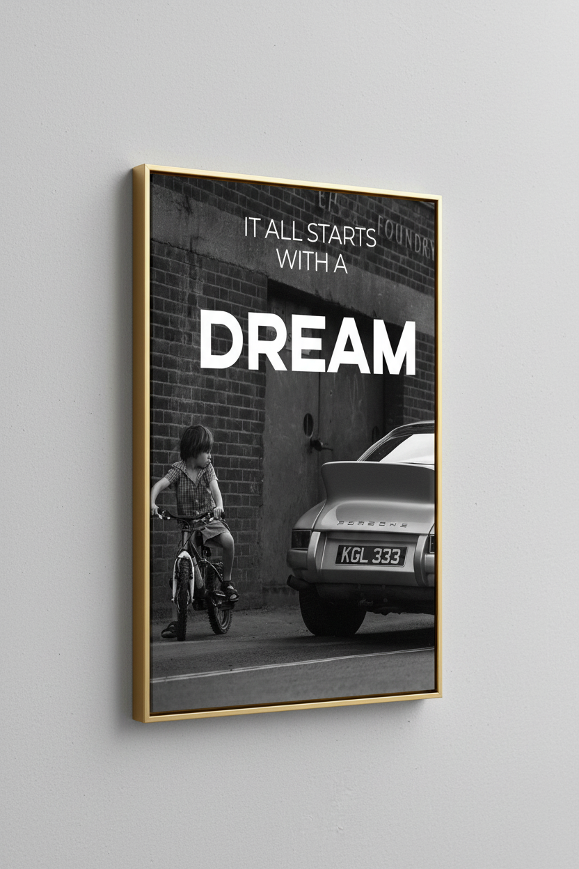 It All Starts With A Dream - Χρυσή Κορνίζα