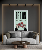 Bet On Yourself – Motivational Canvas