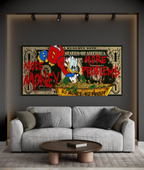 More Money – More Problems Canvas