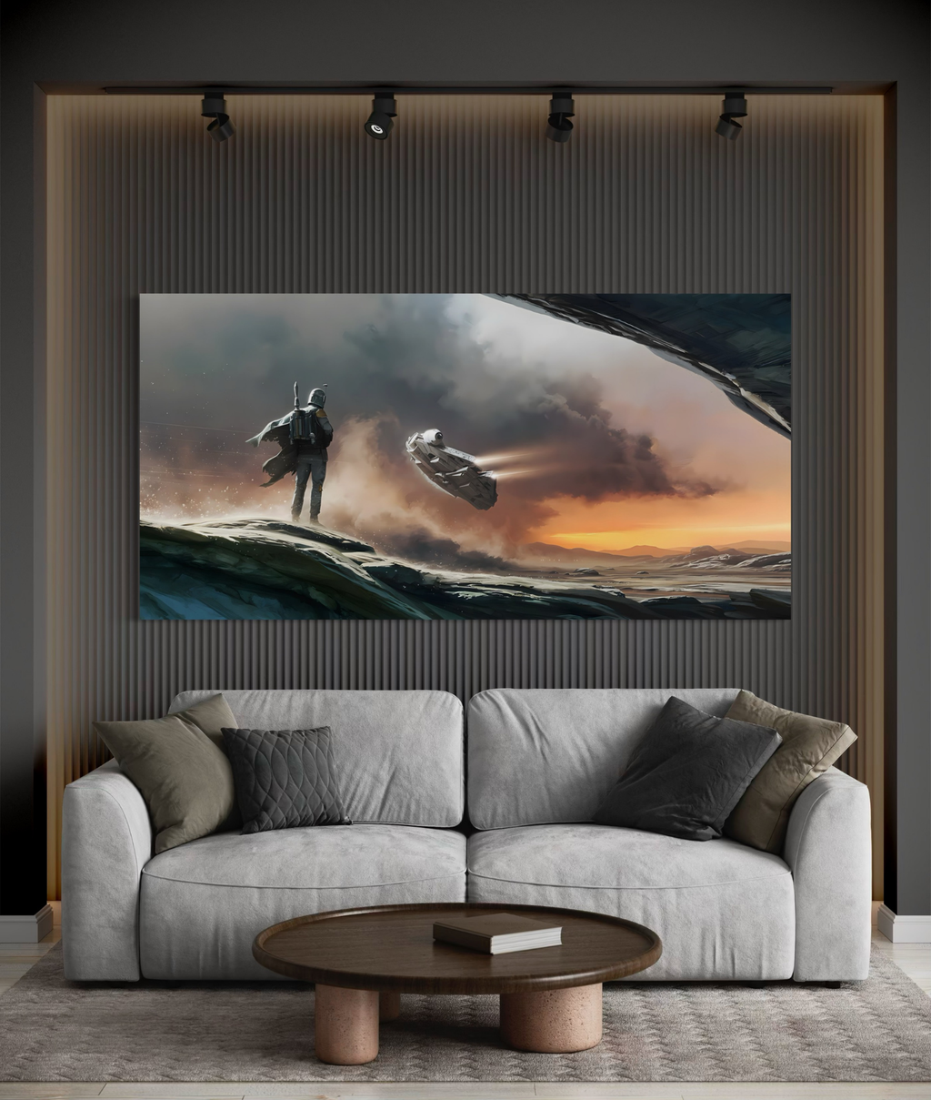 Galactic Horizon – Star Wars Canvas