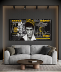 King of Hustle – The World Is Yours Canvas