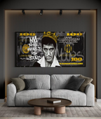 King of Hustle – The World Is Yours Canvas
