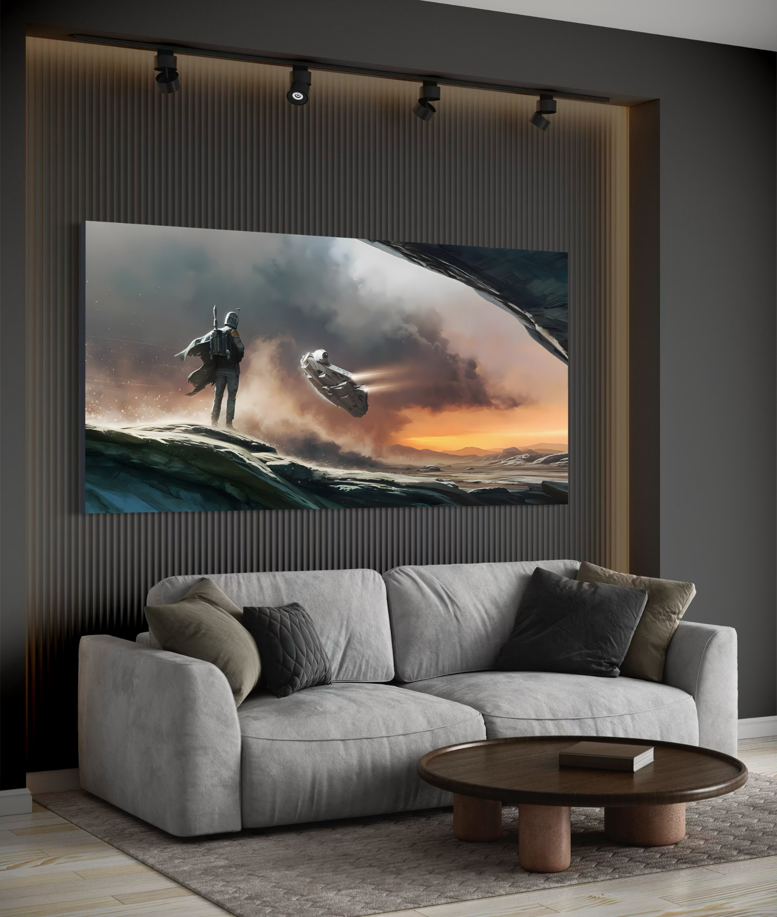 Galactic Horizon – Star Wars Canvas