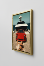 Luxury Lifestyle Canvas με Χρυσή Κορνίζα