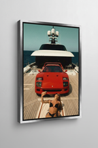 Luxury Lifestyle Canvas με Ασημί Κορνίζα