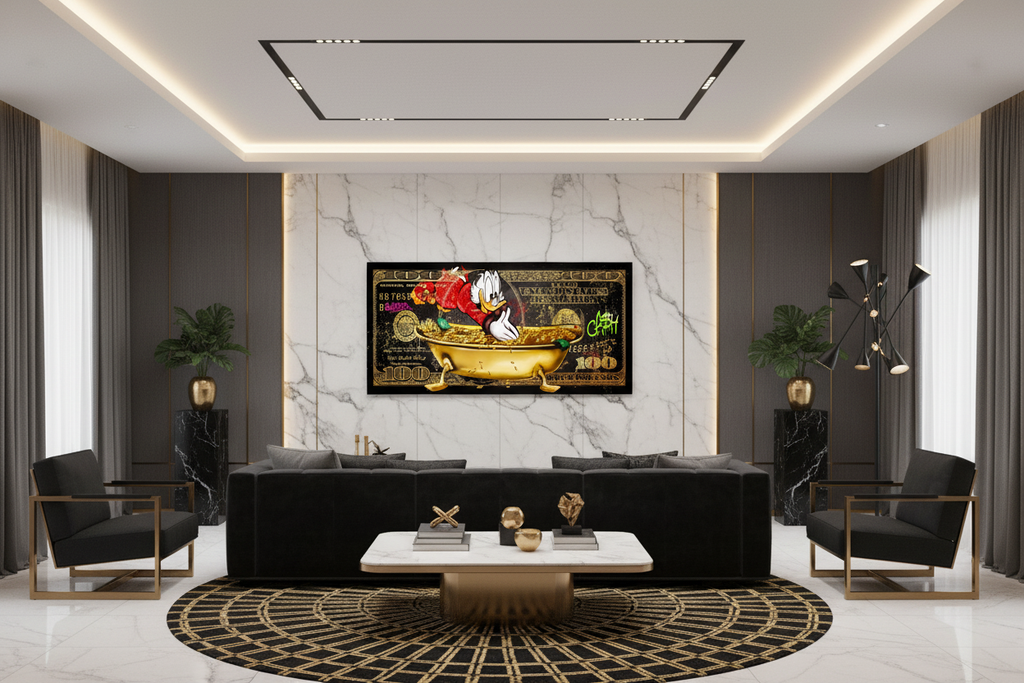 Luxury living room setting