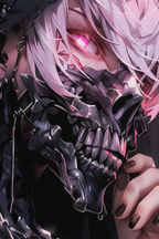 Macro close-up Dark Soul canvas