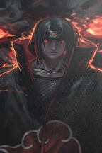 Macro close-up Itachi canvas