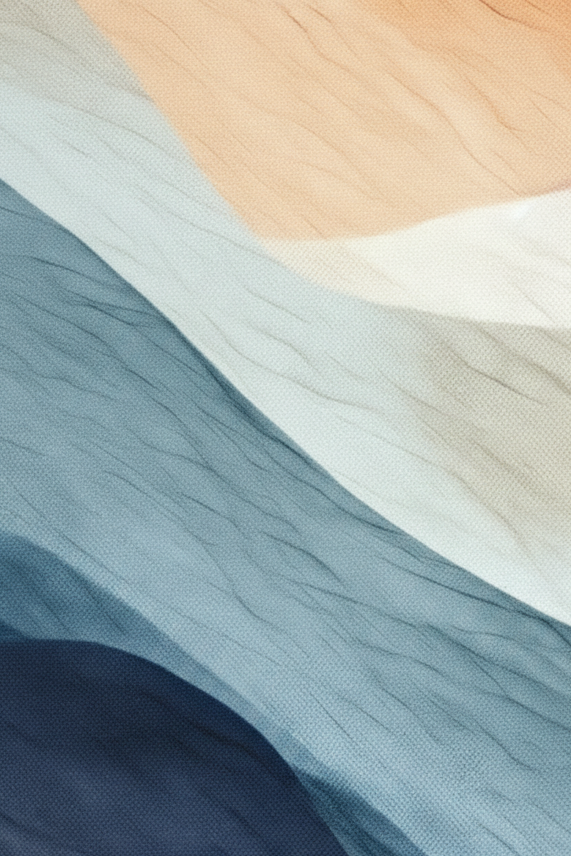 Macro close-up Pastel Waves canvas