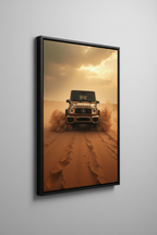 Mercedes G63 Canvas με Μαύρη Κορνίζα
