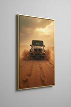 Mercedes G63 Canvas με Χρυσή Κορνίζα