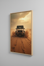 Mercedes G63 Canvas με Ξύλινη Κορνίζα