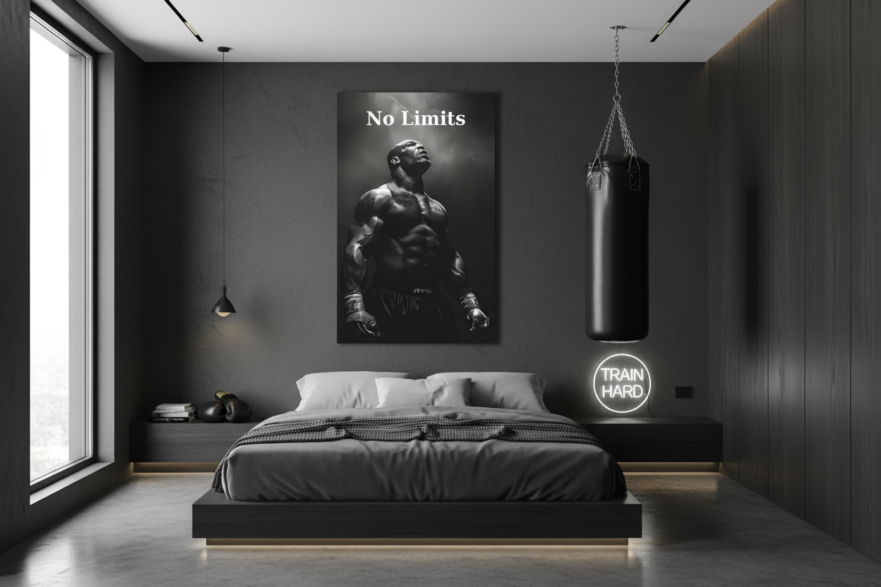 No Limits καμβάς σε χώρο boxing fan